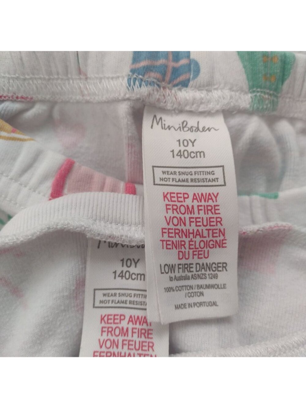 Mini Boden Nutcracker Print Pajamas 10 Christmas Ballet Cotton Long John PJs 140 - Picture 2 of 8